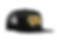 GAS Trucker Hat Black Yellow/Gold Logo