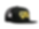 GAS Trucker Hat Black Yellow Logo