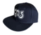 GAS Snapback hat navy and silver logo